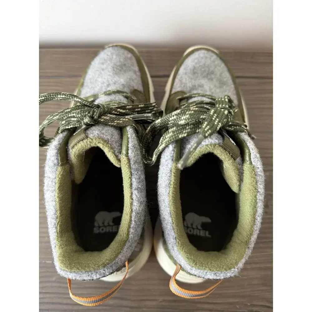 Sorel Olive Green and Grey Ankle Boots - Picture 9 of 9